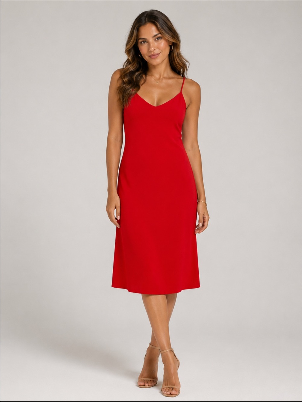 🎉5 for $45🎉 NWT See you Monday slip dress size M red